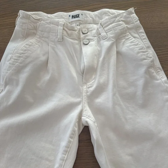 Paige off white ankle denim jeans size 28 - Picture 3 of 7